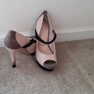 Jessica Simpson Peeped Toe Platform Pumps